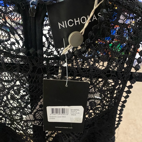 Nicholas Guipure Lace Midi Dress - Picture 6 of 6